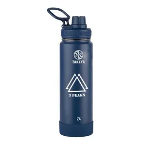 24 Oz. Takeya Actives Spout Lid Bottle - Midnight (Q171622)