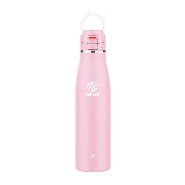 25 Oz. Takeya Traveler Bottle - Blush (Q441622)