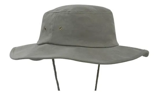 4247 - Headwear - Bushed Heavy Cotton Wide Brim Hat