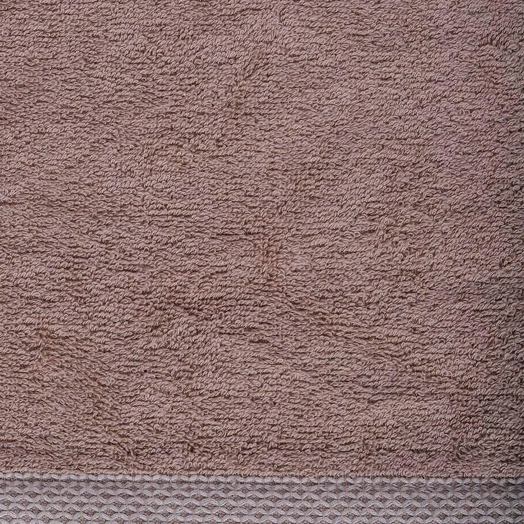 500 GSM Bamboo Towels Set Of 4 - Beige & Dark Grey | Ultra Soft & Highly Absorbent Towels