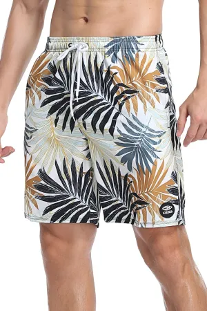 AXESEA Men's Swim Trunks Elastic Quick Dry with Pockets Swimwear Bathing Suits No Mesh Lining Beach Shorts