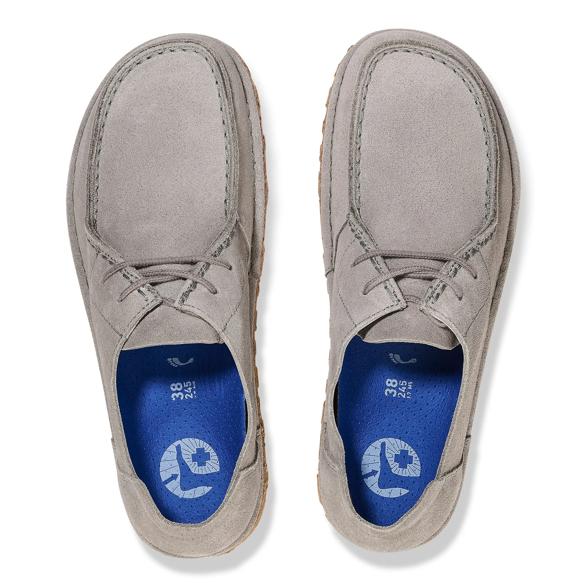 Birkenstock Men's Utti Lace whale gray suede