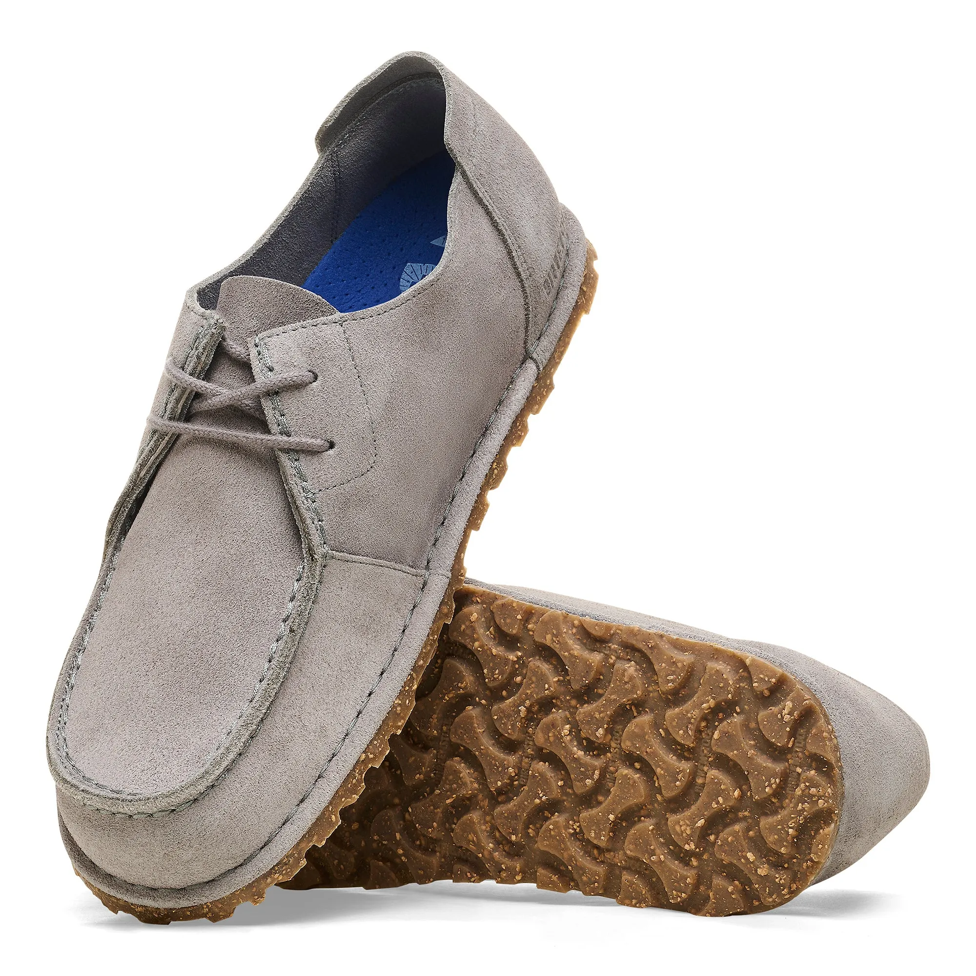 Birkenstock Men's Utti Lace whale gray suede
