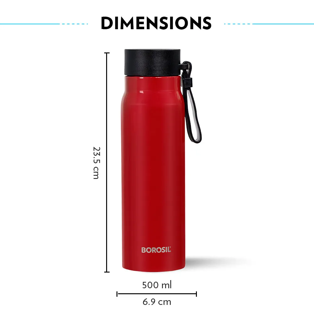 Bliss Bottle, Red, 500 ml - Personalise