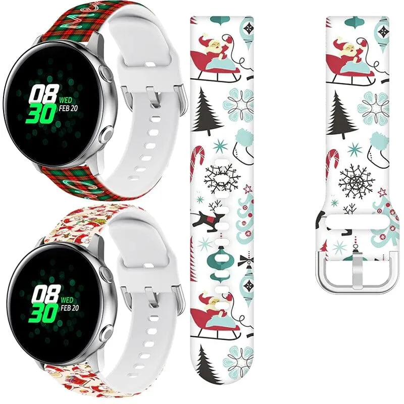 Christmas Watch Straps compatible with the Polar Grit X2 Pro
