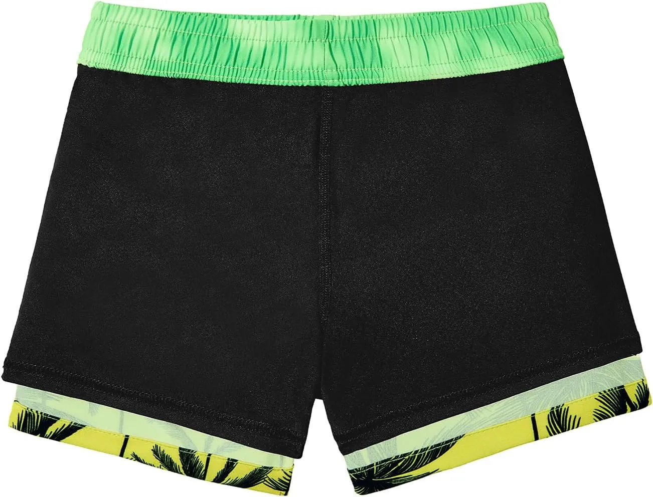 CULACCINO Boys Swim Trunks Boxer Brief Liner Anti Chafe Toddler Swim Shorts Boy Bathing Suit with Compression Liner 2-16T