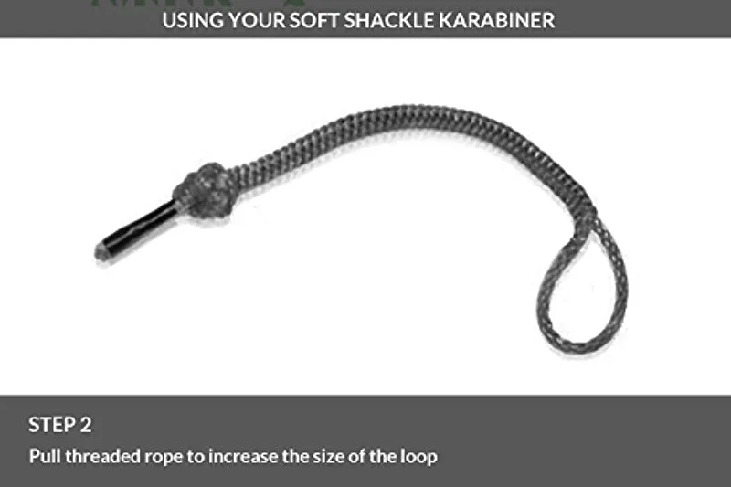 DD Hammocks Soft Shackle Carabiners x 2