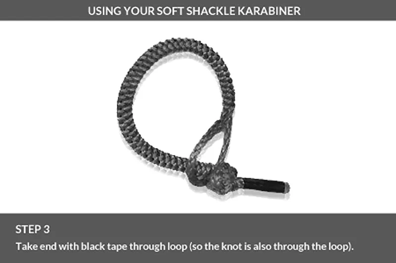 DD Hammocks Soft Shackle Carabiners x 2