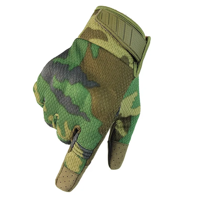 Durable Full Finger Tactical Gloves for Hiking, Fishing, Shooting, Hunting, Climbing, Airsoft, Paintball, Camping
