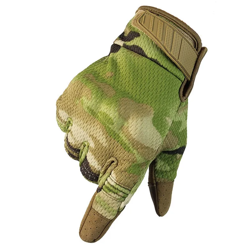 Durable Full Finger Tactical Gloves for Hiking, Fishing, Shooting, Hunting, Climbing, Airsoft, Paintball, Camping