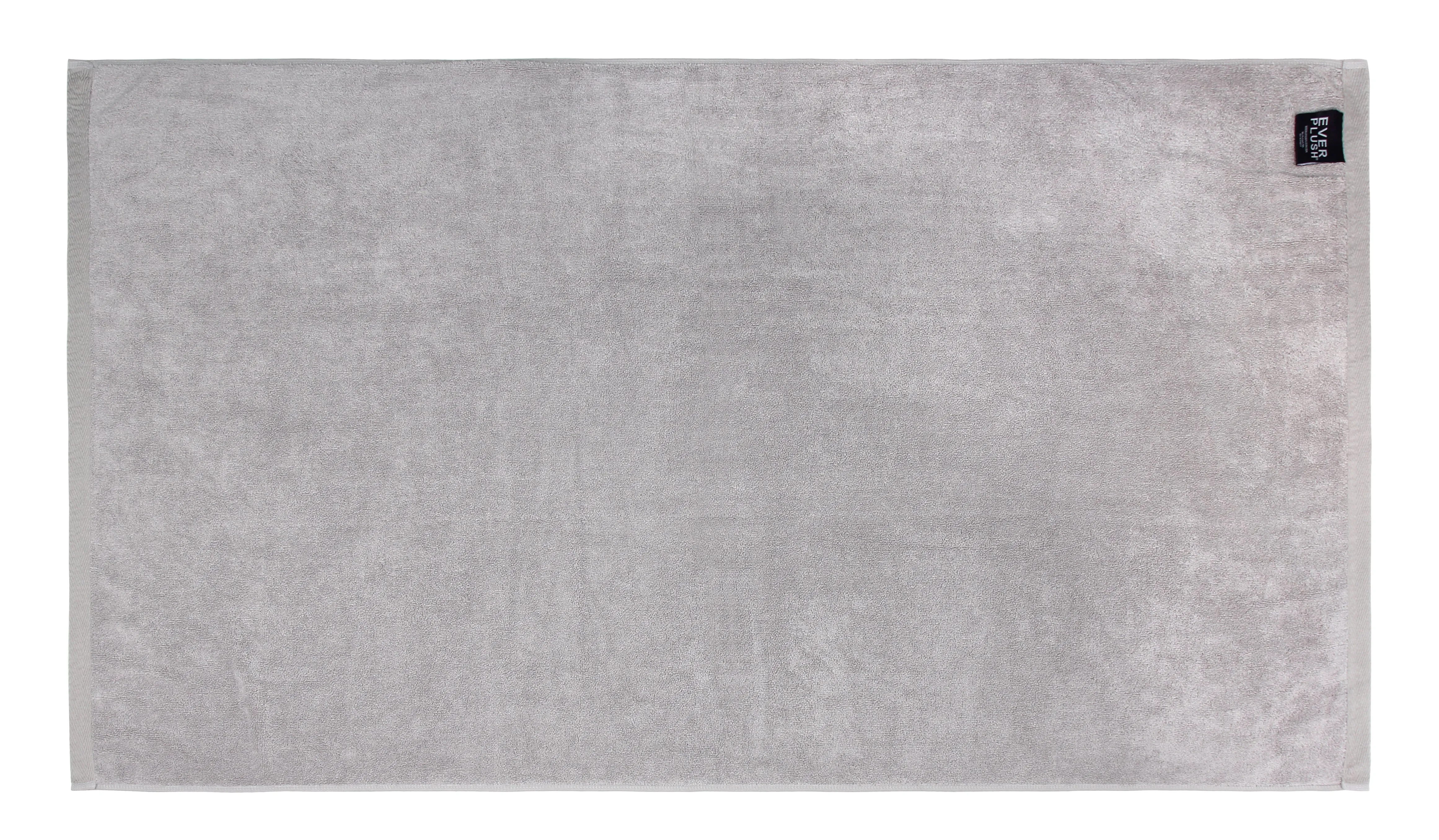 Flat Loop 6 Piece Bath Towel Set, Ash (Light Grey)