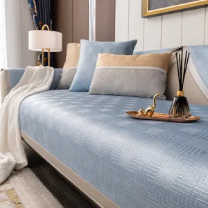 Ice silk sofa cushion summer summer non-slip mat cushion cushion four seasons universal light luxury wind