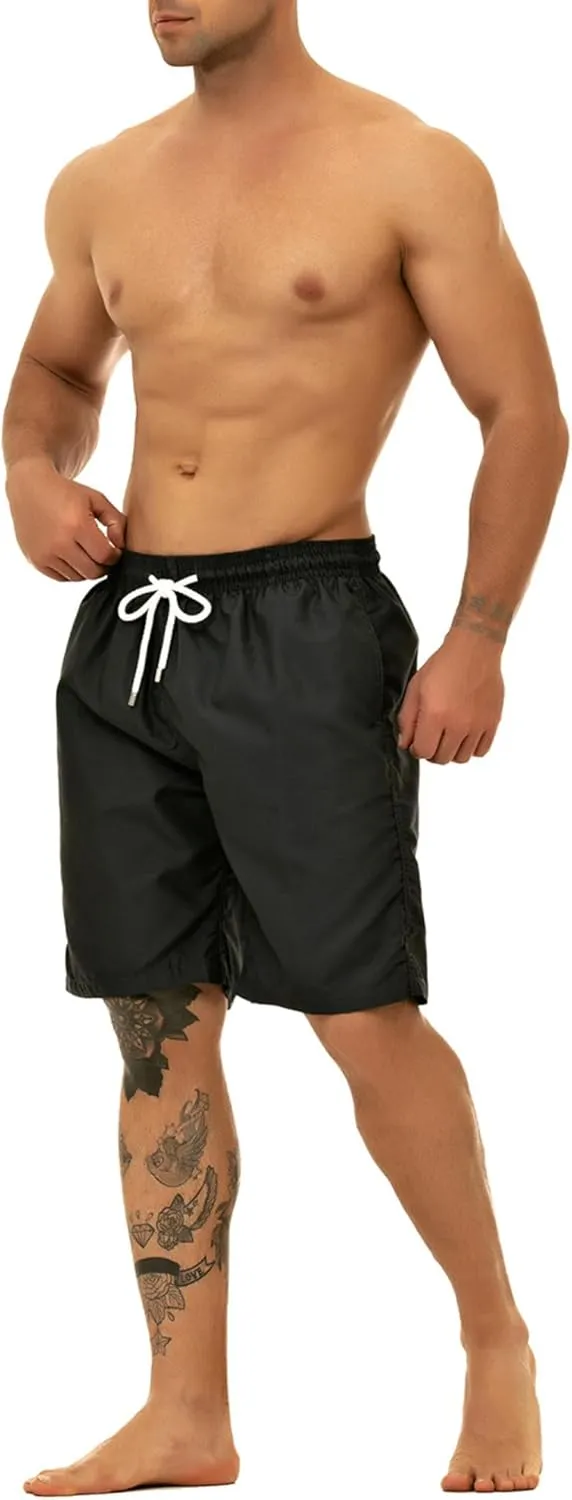 KAILUA SURF Big and Tall Mens Swim Trunks, 9" Mens Designer Bathing Suit Boardshorts