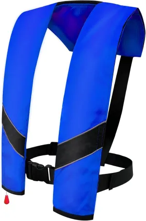 Manual Inflatable Life Jacket|Life Vest for Adults|PFD Low Profile|Supports up to 330 lbs
