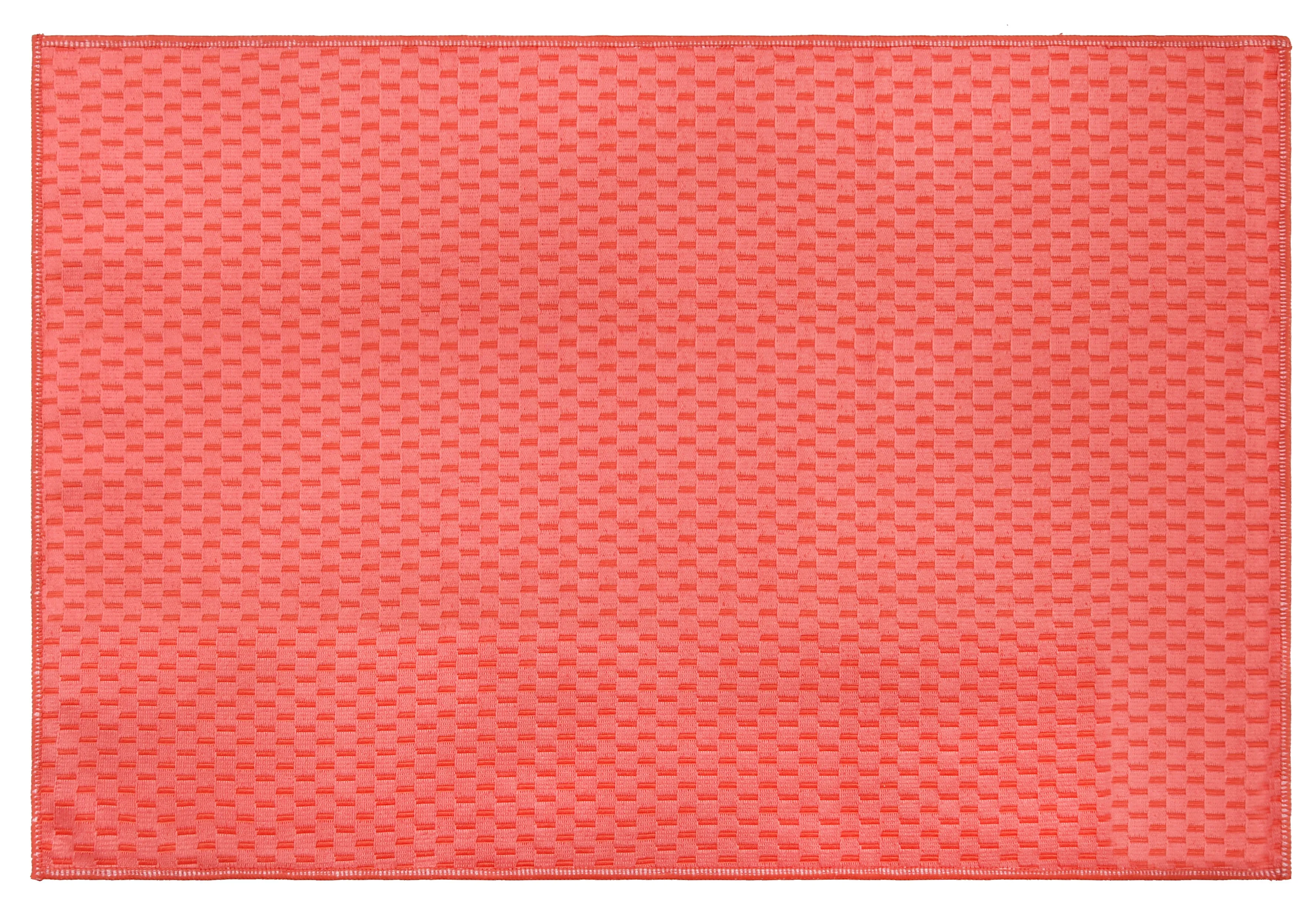 Microfiber Dish Towel, 6-Pack, Coral