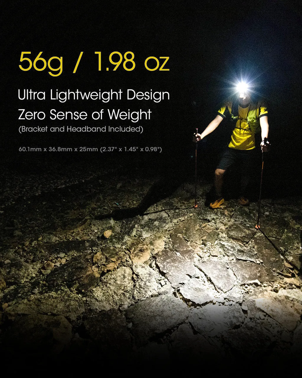 Nitecore NU25 Ultralight Headlamp (400 Lumens | Rechargeable)