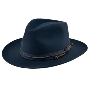 Nubuck Wool Felt Teardrop Fedora - Vintage Biltmore Hats USA