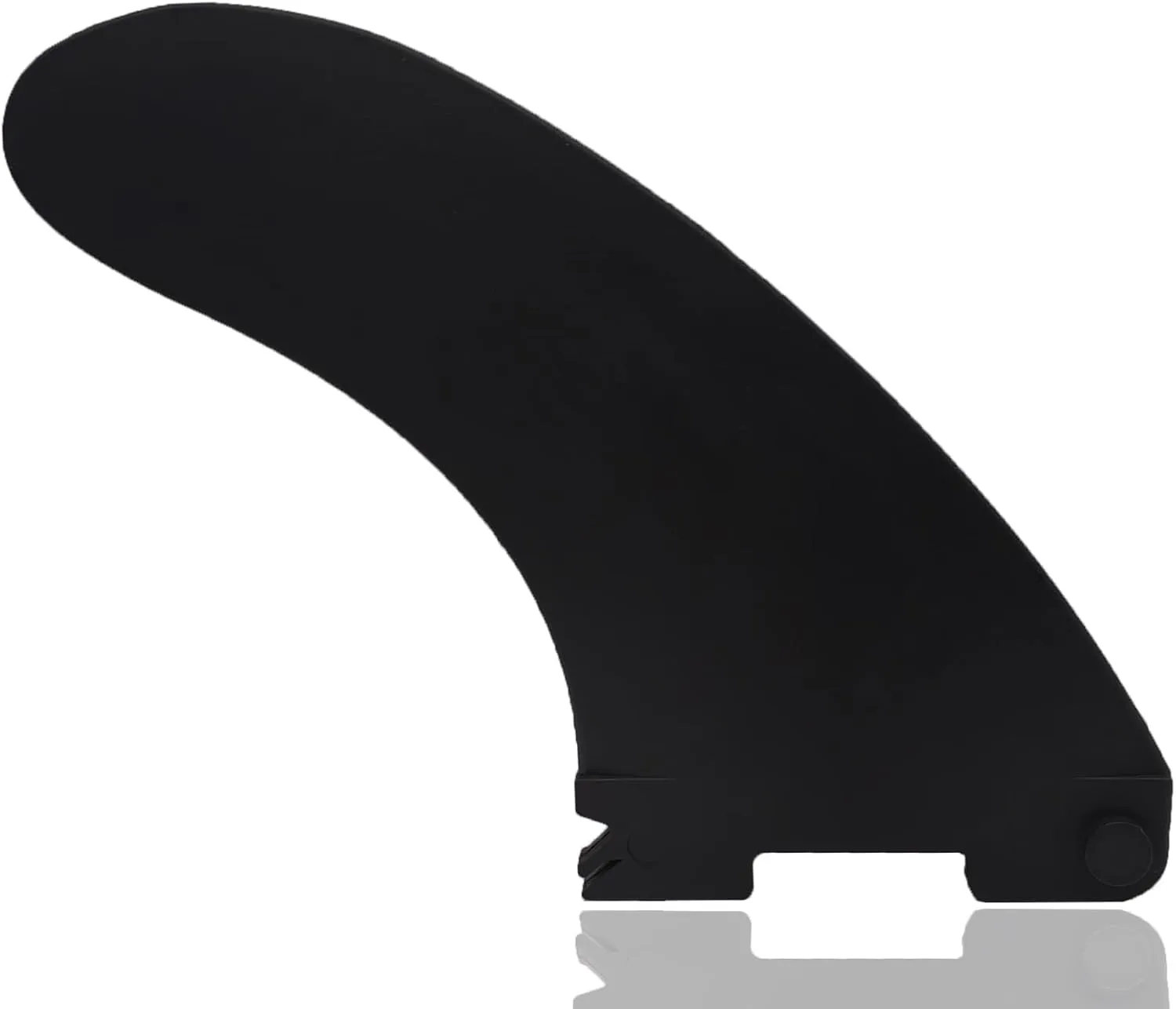 Paddleboard Fin Replacement - Quick Install, Enhanced Nylon Fiberglass, Classic Curved Design - Center Fin for Inflatable SUP Stand Up Paddle Board