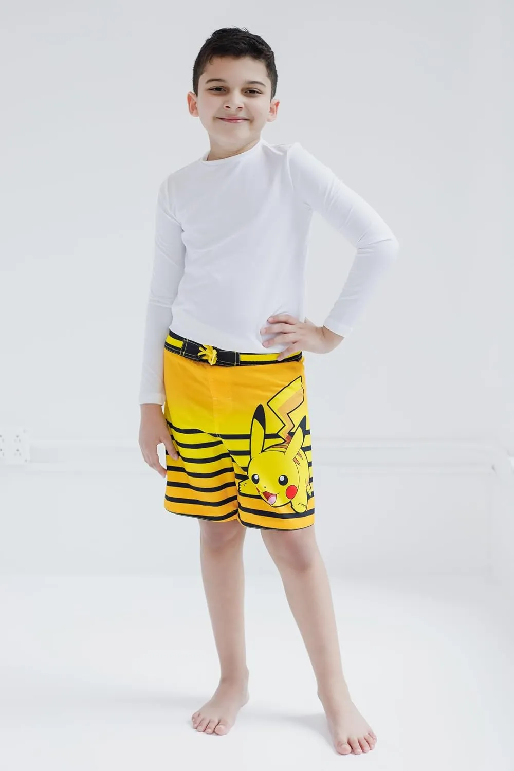 Pokemon Compression UPF 50  Swim Trunks Little Kid to Big Kid Sizes (4-14-16)