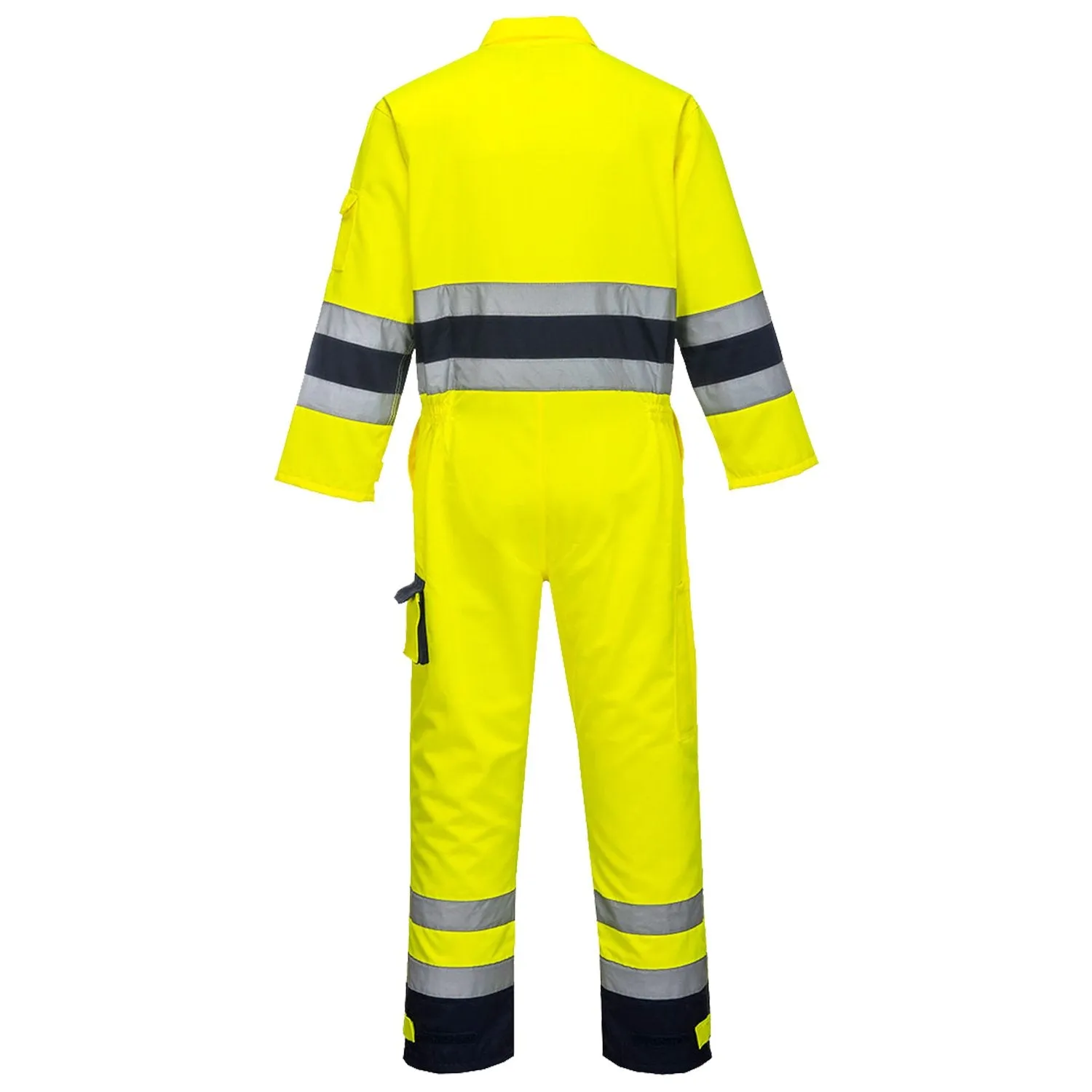 Portwest Nantes Hi-Vis Coverall Yellow/Navy - Medium
