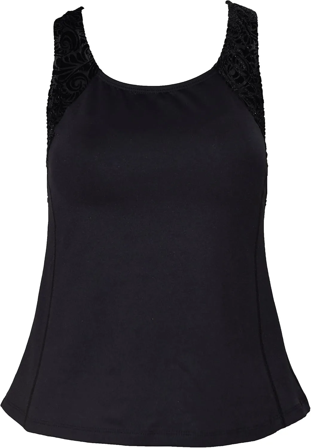 Private Island Hawaii Women UPF50  Tankini Bathing Swimsuits Sleeveless Tank Bra Top Swim Rash Guard (RTY)