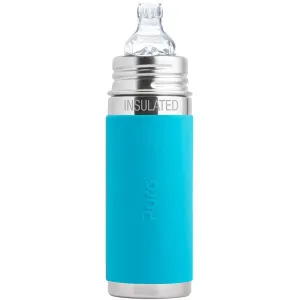 Pura Kiki Insulated Sippy Bottle 260ml - Aqua