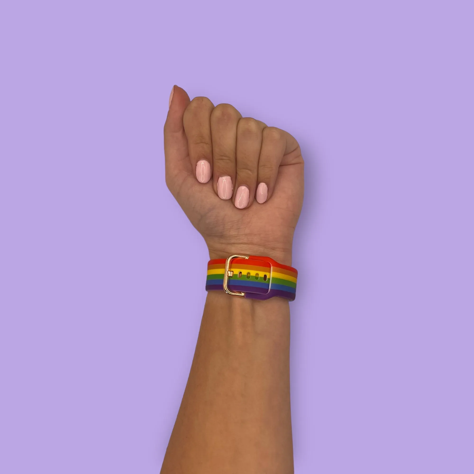 Rainbow Watch Straps compatible with the Ryze Flex Smart Watch
