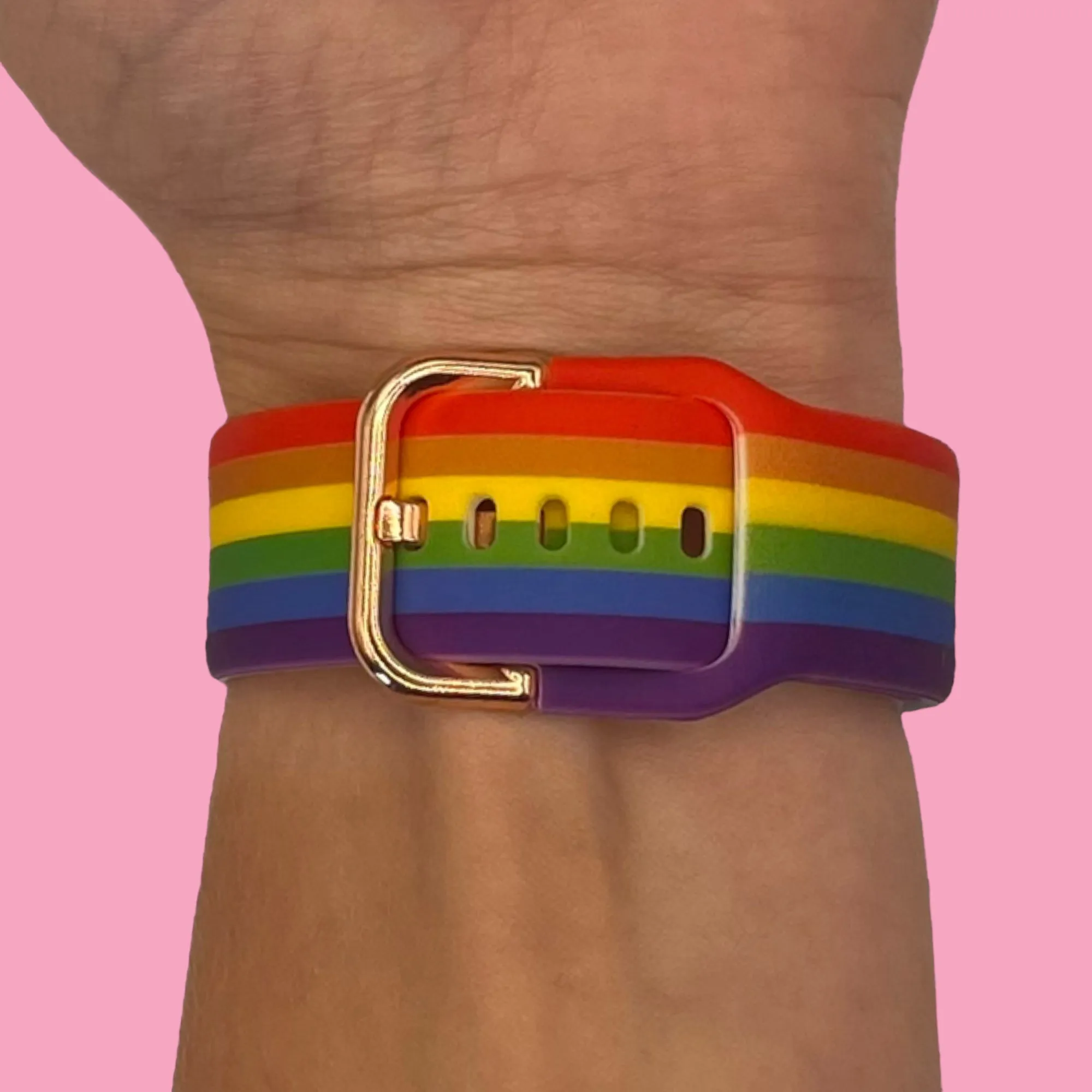Rainbow Watch Straps compatible with the Ryze Flex Smart Watch