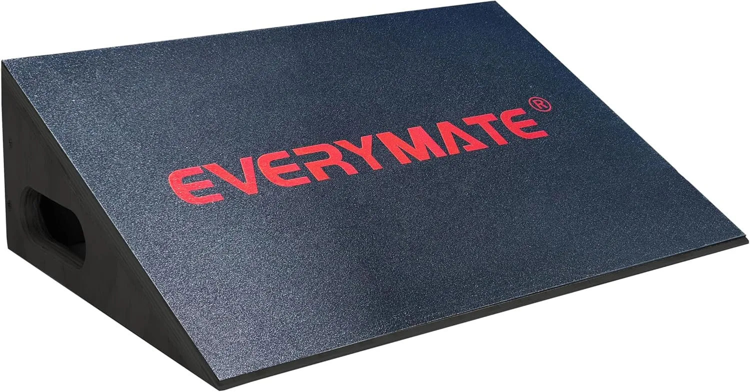 Slant Board Calf Stretcher, Non-Slip Heel Elevated Squat Wedge Block for Weightlifting and Calf Stretching