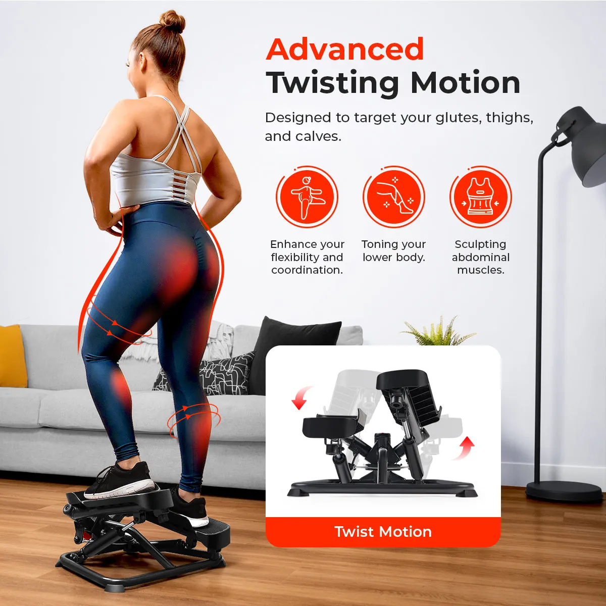 Smart Twist Exercise Stepper Machine