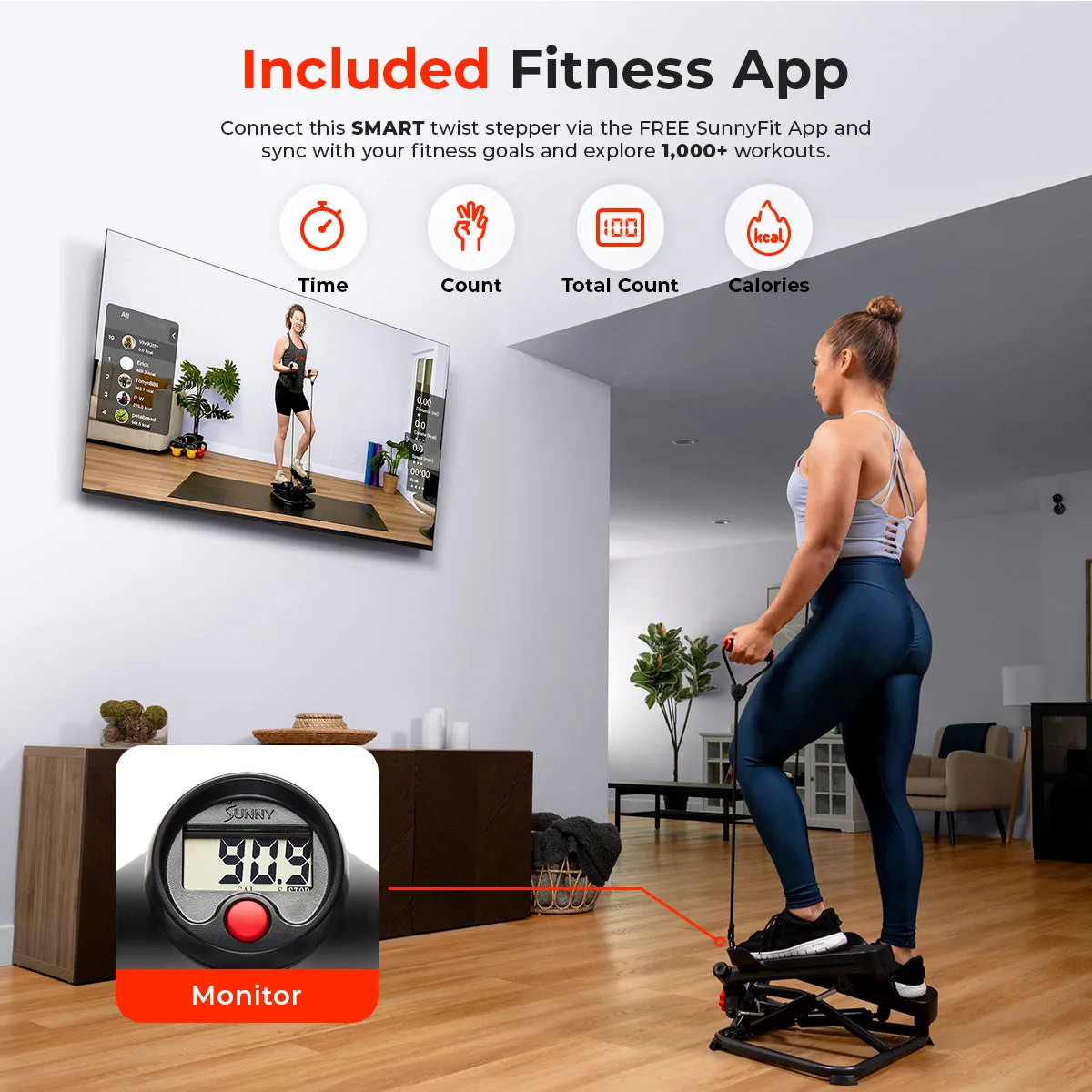 Smart Twist Exercise Stepper Machine