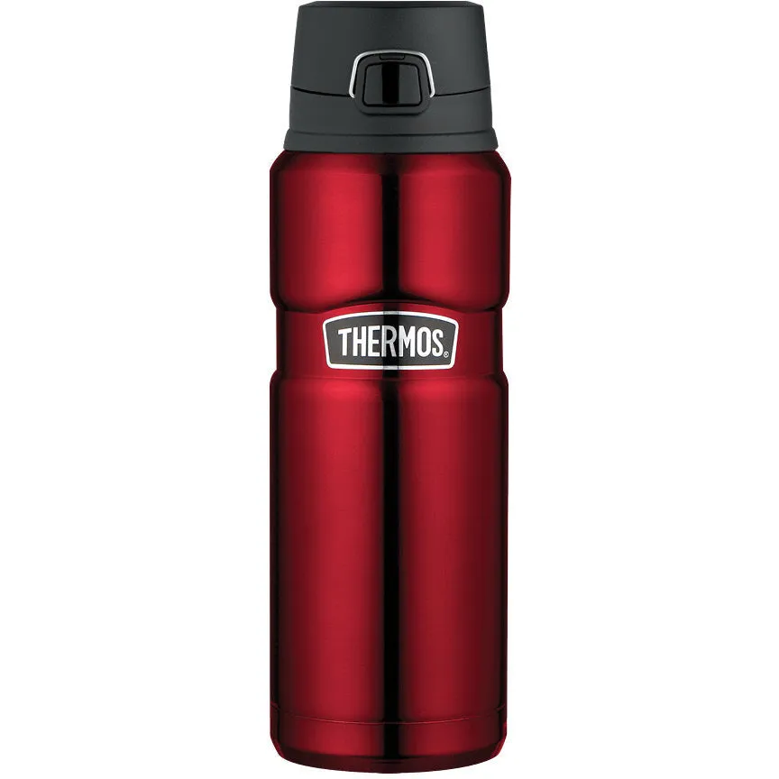 Stainless King Vacuum Insulated Bottle with Flip Lid 710ml - Red