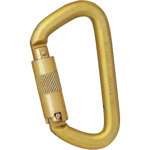 Steel Offset D Carabiner
