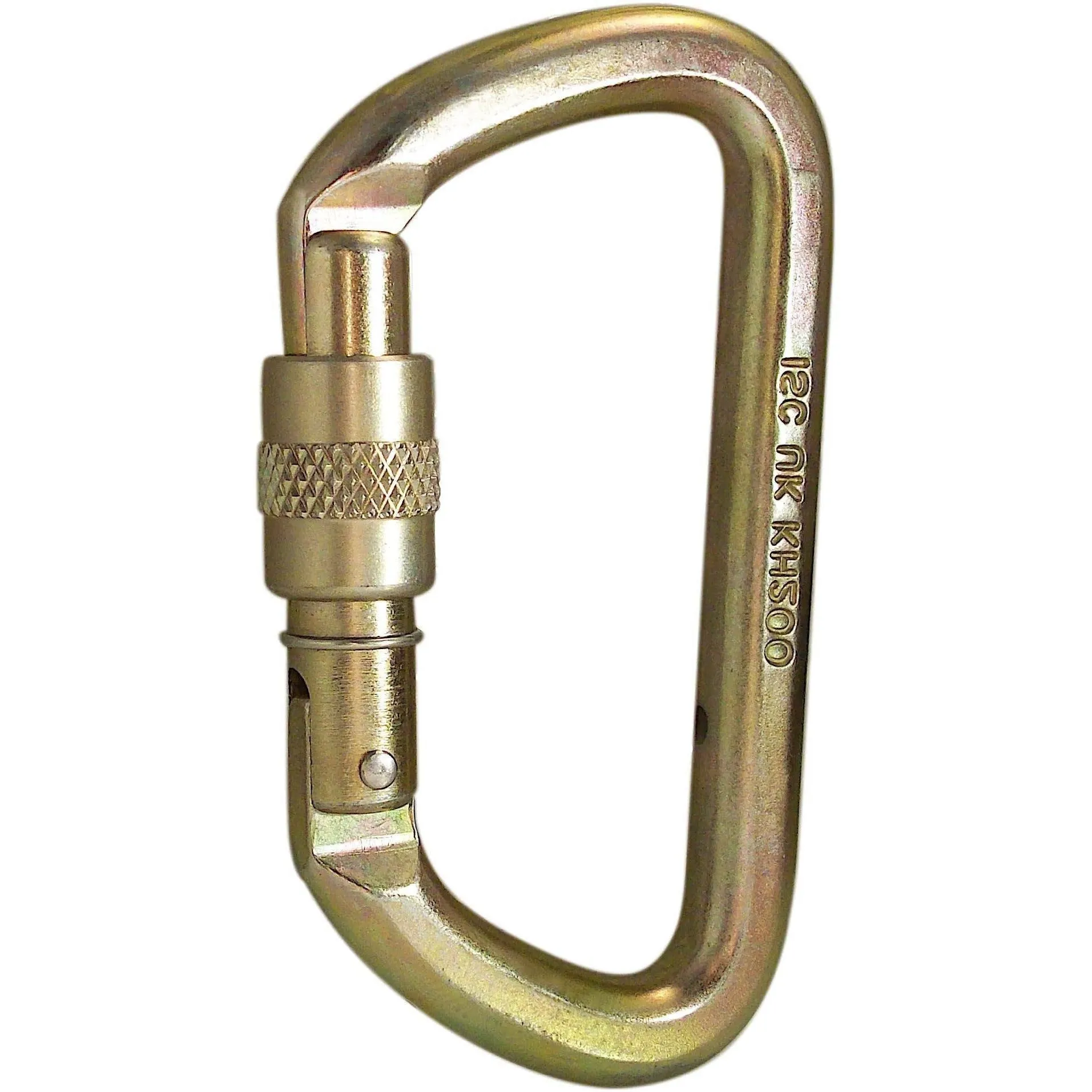Steel Offset D Carabiner