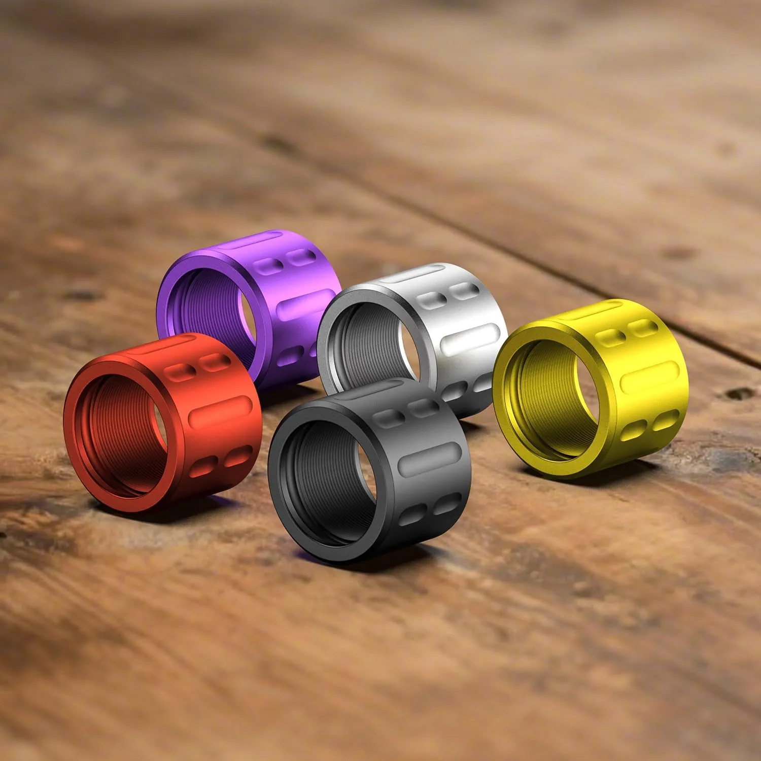 Thread Protector 1/2 * 28 Fits 9MM, .22LR, .357 Sig Aluminum More Color Option