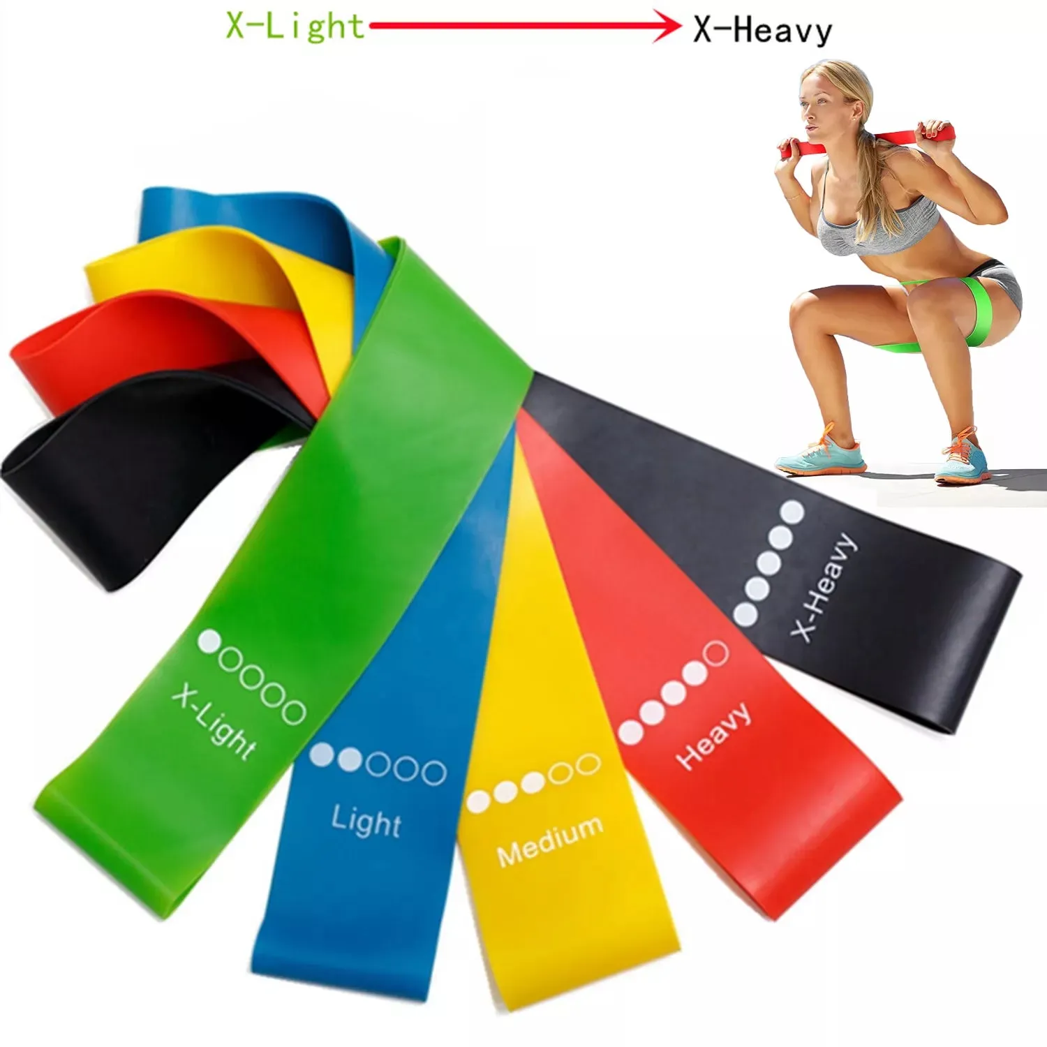 Travel Resistance Bands Elastic Exercise Bands