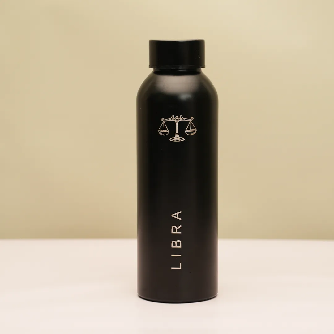 Zodiac Stainless Steel Water Bottle | 1 Litre | Libra